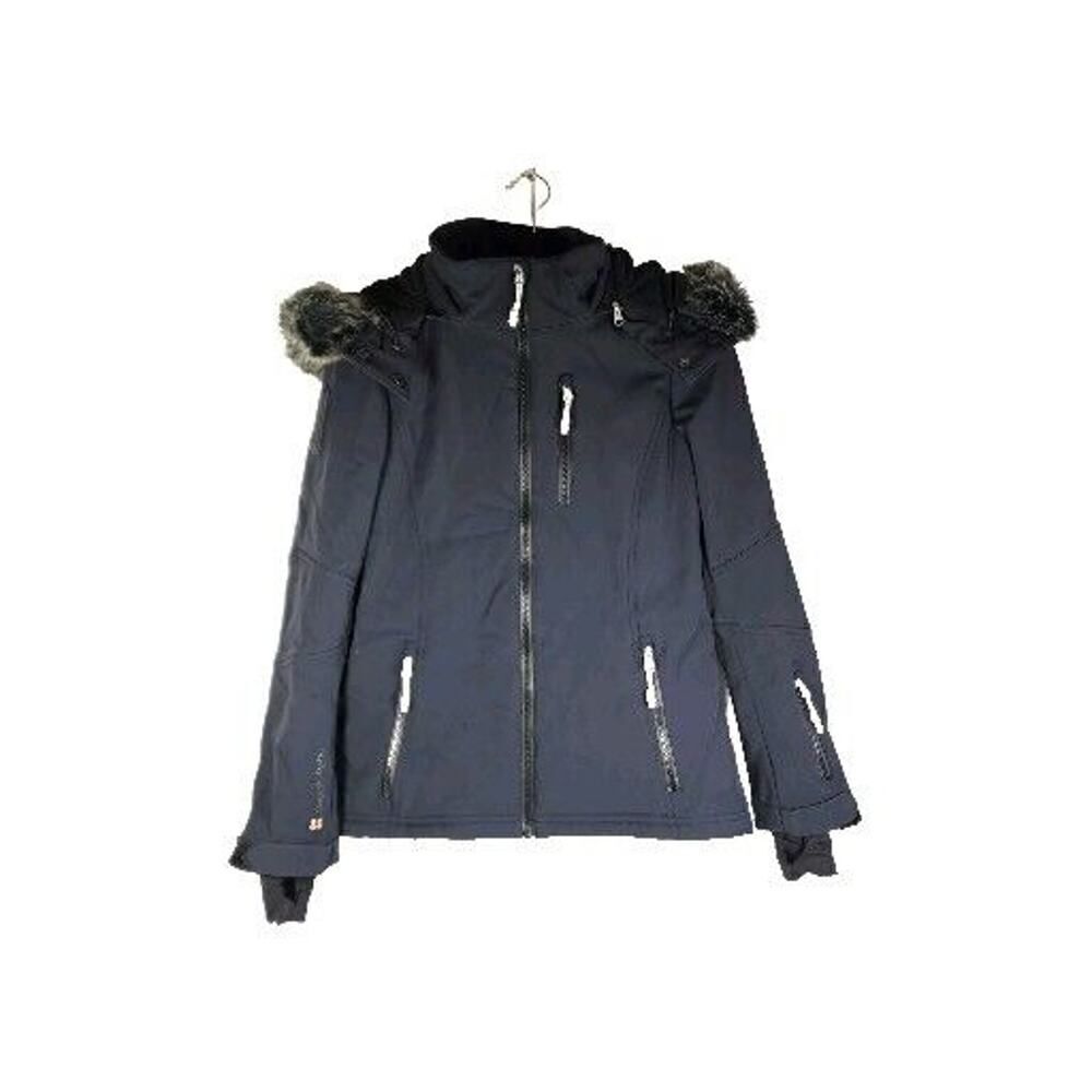 Sweaty Betty Women's Exploration XS Black Recco Hooded Softshell Ski Jacket